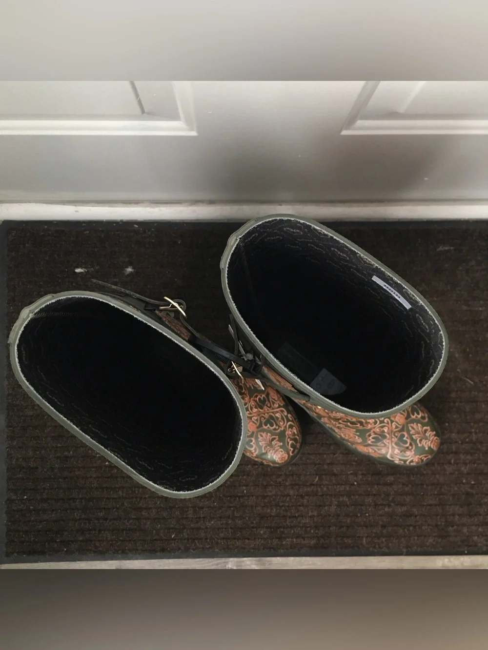 NWT Barbour x FARM Rio Cami Wellingtons Rain Boots